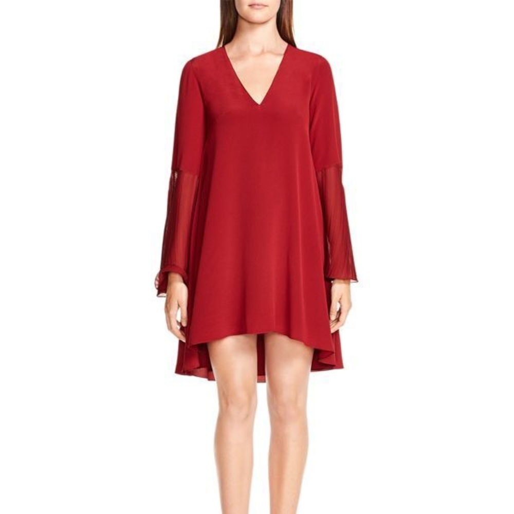 Haute Hippie Manhattan Bell Sleeve Dress 2 NWT